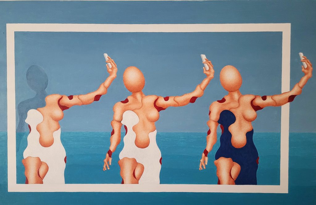 Trousseau Peinture -Les Narcisses - Huile sur toile-100 cm x 65 cm - septembre 2025